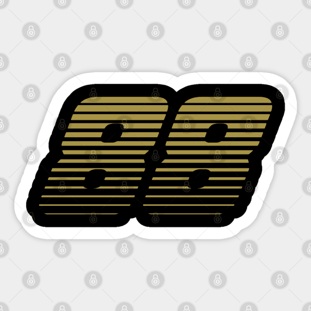 88 green sport Sticker by Wiseeyes_studios